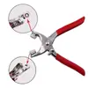 Pinzas de Cinco Garras de 9.5mm Pinzas para Botones Pinzas Perforadoras para Agujeros de Hebillas Ocultas Herramienta de Instalación de Hebillas de Cinco Garras Pinzas Artículos de Cuero Multifuncionales