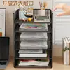 Estantería de escritorio, organizador de archivos para escritorio de oficina, estantería vertical de varios niveles para niños, estante de almacenamiento para habitaciones de estudiantes