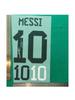 Camisa Infantil Argentina 3 Estrelas Edição Assinada A 10#MESSI Número Estampado Letra Número Termoaplicado