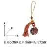 Colgante Sagrado Cáliz Tallado en Sándalo Dorado para Cadena de Teléfono Móvil, Llavero, Decoración de Bolsa, Adorno Artesanal de Madera