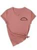 Impresión de Patrones DIY Personalizada para Comercio Exterior, Camisetas Tallas Grandes Estilo Europeo y Americano, Camisas de Manga Corta con Cuello en V para Mujer de Moda al por Mayor