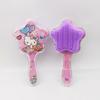 KT Gato Pente de Sacudir Quadrado Pente para Cabelo Cacheado Desenho Animado Coração de Menina Fofo Sanrio Hello Kitty Almofada Massageadora Pente