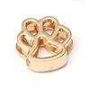 Novas pegadas de animais pequenos DIY liga para pulseira de malha keeper pulseira de casal acessórios atacado