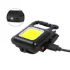 Luz LED mini multifuncional portátil para llavero, luz de trabajo COB de alto brillo, luz de mantenimiento, luz de emergencia USB para exteriores y camping