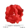 Flores de Papoula Artificiais Grandes para Montagem de Cenas, Vitrines, Decoração, Adereços de Fotografia para Shoppings, Flores para Corredor de Casamento