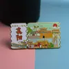 Impresión de Ciudad Imanes para Refrigerador, Souvenirs de Boleto de Tren de Tendencia Nacional, Imanes de Metal para Refrigerador, Atracciones Turísticas Creativas, Productos Culturales y Creativos, Ip de Ciudad