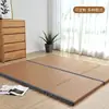 Colchão Tatami Dobrável Estilo Japonês 3E Fibra de Coco Juta Tapete de Chão Espessado Sala de Chá Varanda Tapete de Chão Tapete para Quatro Estações