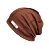8147 Otoño e Invierno Sombrero Fino de Confinamiento de Celebridad de Internet Más Fácil para Combinar Sombrero para Mujer Talla m Sombrero de Pila Tejido Circunferencia de Cabeza Grande Baotou Sombrero para el Frío