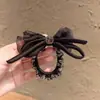 Cintas para el Cabello de Malla Dulces, Delicadas y Suaves, Bandas Elásticas para Atar el Cabello, No Solo Anillos para el Cabello, Cintas para el Cabello con Moño, Adornos para el Cabello de Flor