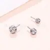 Pendientes de Stud de Aleación de Titanio F136 con Labret de Circonita 5A Accesorios de Stud para Hélice de Oreja Piercing G23