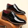 Bestseller de Amazon, Tallas Grandes Zapatos de Vestir Brogue Estilo de Negocios Británico Brillantes - 25503
