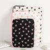 Novo Bow iPad Sleepbag Bolsa para Laptop de Grande Capacidade Bolsa Clutch para Tablet Apple