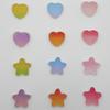 Simulación de comida de fábrica, juego, estrella de cinco puntas, amor, resina, dulces blandos, pegamento para niños, carcasa para teléfono móvil, accesorios de belleza