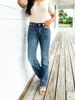Jeans de mujer populares de comercio exterior europeo y americano Amazon transfronterizos elásticos microelásticos de comercio exterior Jeans adelgazantes 2024 Nuevo