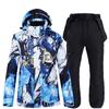 Traje de Esquí para Hombre Tabla Única y Doble Corea del Sur talla grande Invierno Engrosado Exterior Turismo del Noreste Equipo de Esquí
