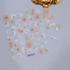 Nuevo Calcomanía para Uñas con Relieve Estéreo 5D Mariposa Flor Encaje Moño Rosa Calcomanía de Uñas de Alta Gama