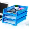 Cesta para Archivos Apilable Huajie Cesta de Almacenamiento A4 Combinación Apilable Multicapa Gran Capacidad Resistente a Caídas Estante de Información Multicapa
