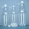Garrafa de cerveja PET marrom de 2,5 litros transparente 1000ml garrafa de cerveja artesanal garrafa plástica vazia embalagem de plástico para cerveja fresca