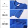 Camiseta de cuello redondo de algodón grueso, personalizada, para cultura corporativa, fiesta de construcción de grupos, uniforme de clase, logotipo impreso, camiseta publicitaria de manga corta