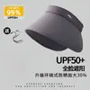 Chapéu de Sol Grande com Aba Envolvente para Proteção Solar Feminina Verão Anti-UV Top Vazio Chapéu de Sol Cobertura Facial para Ciclismo Chapéu de Sol de Seda Gelada