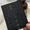 Adesivos para Manicure Francesa Vazados Designs Pintados por Spray Estrela de Cinco Pontas Cruz Laço Decorações para Unhas Venda por Atacado