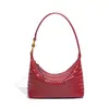 Bolsa Portátil para Lonchera de Verano 2026, Bolso Sencillo Tejido para Mujer, Bolso de Hombro Retro para Debajo del Brazo, Bolso Cruzado de Gran Capacidad para el Trayecto Diario