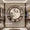 Salão de Exposições Decoração de Tela Bordada Frente e Verso de Bordado de Suzhou, Pintura em Gaze Semitransparente para Divisória de Hall de Entrada, Adereços de Peônia