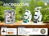 Microscopio Portátil Xueyouma Set 3 en 1 Fuente de Luz Dual Juguete de Muestra Kit de Experimento de Ciencia y Física para Niños