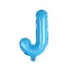 Versão Americana Tamanho Slim Letras Maiúsculas do Alfabeto Inglês Decorativas Az Balão de Folha de Alumínio Decorativo de Letra Az 16 polegadas Aniversário