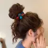 Mascarilla Facial Nueva Estilo Coreano de Gama Alta, Diadema para el Cabello, Caramelo M&M, Banda Elástica Ensanchada, Cuerda para Cola de Caballo de Niña Linda, Venta al por Mayor