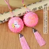 Bolsita de regalo tradicional del Festival de Medio Otoño chino, bolsita de pastel de luna de conejo de jade, colgante creativo con borlas, recuerdo de evento