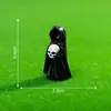 Máscara de Halloween nueva transfronteriza, figura de gnomo fantasma, lindos accesorios de decoración DIY en miniatura, pequeños adornos