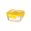 Contenedor Cuadrado de Vidrio para Alimentos de 520ml