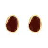 Pendientes Geométricos Borgoña Estilo Retro Hong Kong, Pendientes de Diseño Nicho Estilo Francés, Accesorios para Orejas Ligeros y de Lujo a la Moda