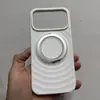 Soporte giratorio de 360 grados adecuado para funda de teléfono 18 Pro Max, funda protectora magnética de silicona líquida ondulada Apple 17