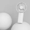 Nuevo ventilador pequeño plegable de mano usb mini portátil ventilador gran viento pantalla digital multifunción ventilador pequeño para colgar en el cuello