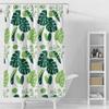 Comercio Exterior Nueva Serie de Flores y Hierbas Estampada Forro de Cortina de Ducha Baño Cortina Impermeable Decoración Fábrica Venta al por Mayor