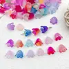 Carrillón de Viento de Acrílico Flor Color Perla Muguete Aproximadamente 11*9m Flor Tridimensional Estilo Antiguo Joyería DIY Pendientes Pasador Accesorios