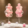 Dia dos Namorados Menina Rosa Festa de Primeiro Aniversário Decoração de Ambiente Cena 520 Arranjo Mesa Flutuante Flutuadores de Chão Colunas