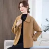 Looks de mãe estilosos para outono e inverno transfronteiriços, novo estilo chinês chique e casual, que rejuvenescem, versáteis e plus size, para usar por cima