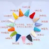Chaveiro de Contas Tira de Silicone Corda de Couro Pingente Acessórios de Metal Argola de Aço Fivela de Porta Anel de Cartão Pequeno