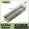 Maceta de aluminio aleación maceta de flores caja de plantación de metal patio exterior balcón un metro huerto maceta rectangular hierba de junco