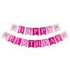 Nueva bandera de fiesta de cumpleaños para perro mascota con estampado de pata de perro, suministros de decoración para fiesta, banner, bandera de cola de pez, punto