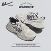 Tênis Warrior Masculino Dad Shoes 2026 Primavera Novo Tênis Casual Respirável Masculino com Sola Grossa Aumenta Altura Versátil Tendência B