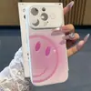 Mezcla Gradiente Cara Sonriente Estilo Nuevo Aplicable a Funda de Teléfono Apple 17promax Chicas Alta Apariencia 16/15 Ventana Grande