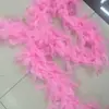 Suministro Listo del Fabricante 40g Plumas de Pavo Flameadas Bufanda Decoración de Boda Empaque de Ramo Materiales para Manualidades
