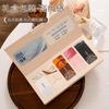 Caja de Regalo de Lujo Estilo Chino, Calzones de Encaje para Mujer, Refuerzo Antibacteriano Extra Largo 10A, Tallas Grandes, Estilo Francés Pura Pasión, Venta al por Mayor