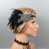 Diadema de plumas de los años 20 diadema de plumas para baile gatsby tocado gatsby