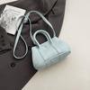Corea del Sur Retro Bolso de Cubo Portátil para Mujer Primavera 2025 Nueva Moda Popular Simple Hombro Bandolera