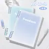 Cuaderno de hojas sueltas de alto valor b5 cuaderno desmontable cuaderno simple estudiantes universitarios, estudiantes de secundaria y preparatoria estilo ins cubierta blanda más